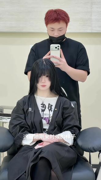 刘海被剪毁尴尬期,留长太慢的姐妹看过来俊泽老师亲自接发📍#上海接发 #上海接刘海 #上海接刘海推荐 #上海染发 #上海接发哪里好