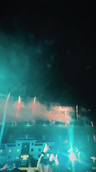 无人机烟花秀精彩瞬间!2026汉川市迎新春无人机烟花秀震撼现场!点亮汉川,风和日丽!感受激情,亨受吉祥!#无人机烟花秀 #原创作品 #现场直播 #湖北汉川 @DOU+上热门