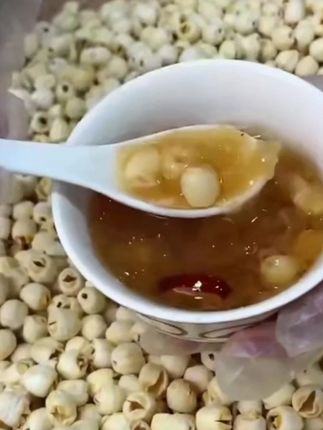 【头茬个大】湖南正宗湘莲去芯莲子500g饱满新鲜煮粥的莲子干货特大#干货#健康#养生#助农产