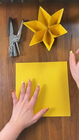 六角莲花折纸教程#没点艺术细胞刷不到 #折纸教程 #民俗文化 #过年氛围提前搞起来了