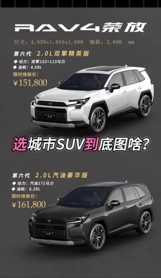 选#城市SUV,到底图个啥?
4.3 秒破 60km/h 的电车级加速够劲,急刹还能稳稳停住!
全球第六代 RAV4 荣放换代升级,
2.5L 双擎系统爆发出 174kW 综合功率,
搭配 TSS 4.0 的预碰撞制动,
快得从容、刹得安心!
劲省节能 + 速度安全双在线!
#试驾荣放劲省双优
#小普拉多年轻人探险世界的必需品