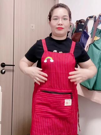 #围裙条纹围裙 #实用分享 #围裙