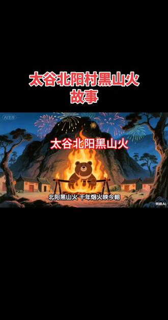 🔥 太谷北阳黑山,千年烟火映今朝!来美宝山庄,感受传统民俗的魅力,探寻古村的神秘故事。🐻✨ #民间习俗 #古村 #太谷 #美宝山庄