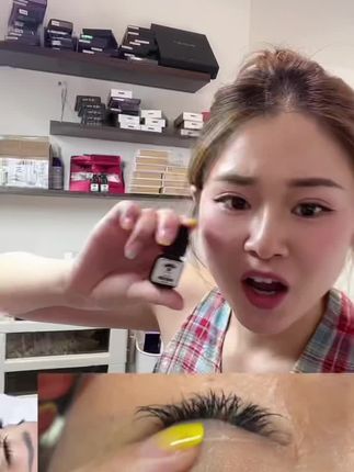 我店里100个睫毛算是靠它帮我留住客户#美睫 #美睫胶水推荐