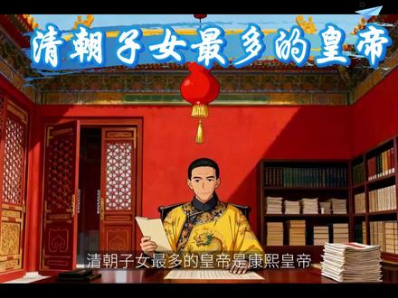 清朝子女最多的皇帝是康熙,一生55个子女,堪称帝王生育天花板
#清朝历史 #康熙皇帝 #帝王冷知识 #世界之最