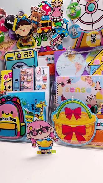 🏮春节宅家带娃不无聊!快来get安静书教程,娃超专注!#陪娃学习 #英语启蒙 #教具制作 #亲子游戏 #安静书