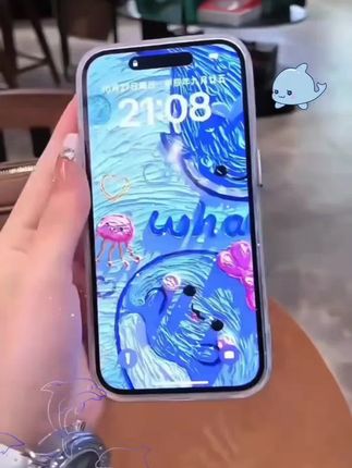 可爱海洋风手机壳🎀 小海豚、水母超萌,色彩清新,给手机穿新衣服啦~#手机壳 #爱了爱了 #这也太好看了 #颜值高 #闺蜜同款