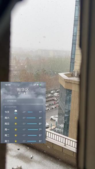 周五实证了,石家庄真的下雪啦#下雪啦 #初雪