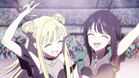 你给的结局不留情……#超时空辉夜姬 #百合 #动漫