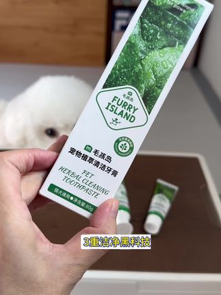 牙齿的健康真的很重要!一周两三次,足足可以用大半年了!#萌宠好物 #狗狗刷牙 #毛孩岛 #科学养宠攻略 #宠物牙膏