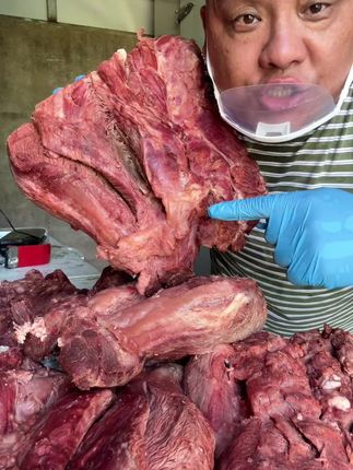 新鲜现煮全熟黄牛肉