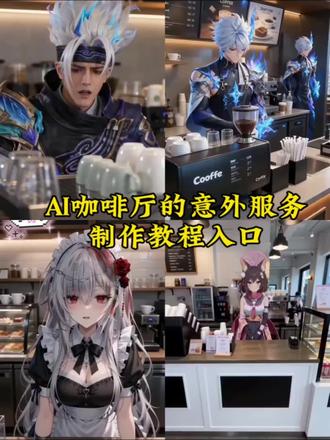 咖啡馆店员的异常服务ai指令教程来了 #ai咖啡店员的异常服务 #咖啡厅服务员 #AI分身戏精大赛 #我的AI分身杀疯了 #即梦ai ai咖啡店员的异常服务教程