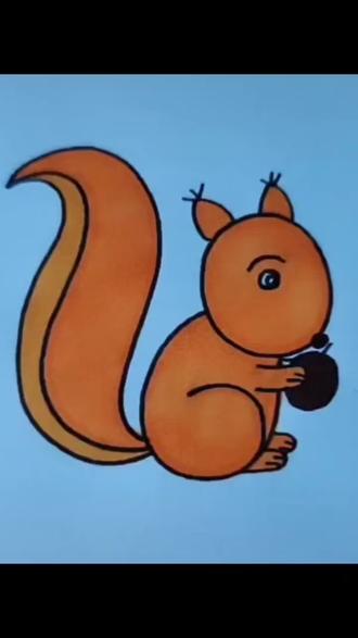 生活实用小妙招大作用#画松鼠#