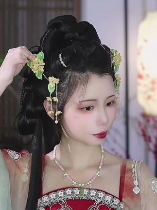 秋天的桂花 #桂花 #汉服发饰 #国风 #红藤杖国风配饰