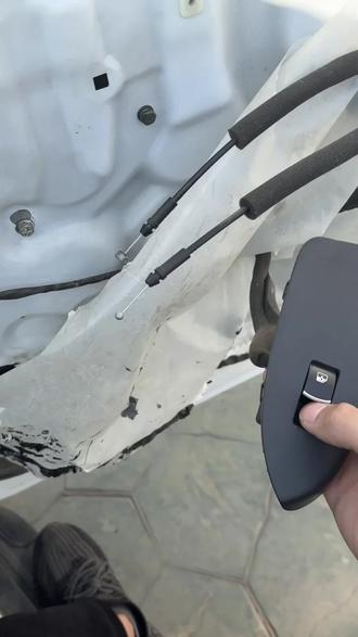 玻璃升降器只能降不能升?盘它#修车 #汽车