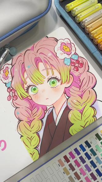 蜜璃宝宝-恋柱
怎么会不爱鬼灭呢,里面每一个角色都那么鲜活,群像的魅力,每个人都有高光时刻
笔:丙烯马克笔80色
纸:17×17cm
#甘露寺蜜璃 #二次元 #鬼灭之刃 #丙烯马克笔