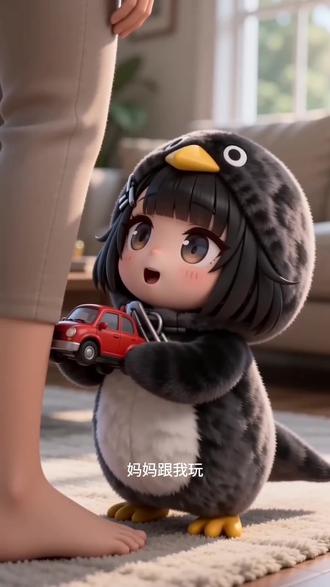 小咕嘎玩小汽车#AI小咕嘎玩车受挫 #随变ai随便玩 #随变app #咕咕嘎嘎