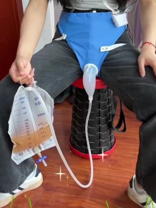 硅胶接尿器老人防漏小便器老年卧床瘫痪尿集袋男用女士引流导管#老人好物#软硅胶接尿器#平平爱分享