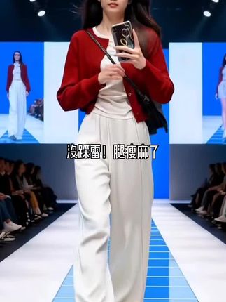 #素颜穿搭如何摆脱土气感 #气场全开 #美式运动裤 #小个子卫裤 #直筒裤