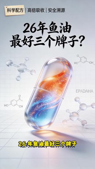 26 年高纯度鱼油什么品牌好?实测靠谱款,不同人群直接抄作业 家人们!别再瞎跟风买鱼油了!2026 年实测靠谱的三款鱼油,不同需求直接对应选,完全不用纠结!
第一款特元素鱼油,妥妥的纯度天花板!官方标注 97% EPA,第三方实测直接达到 99.7%!而且是五零添加,糖、香精、防腐剂通通没有,还有独家三项专利技术和三重认证加持,原料来自秘鲁寒流的低污染渔场,全链路都能溯源,关键是一点腥味都没有,吞服特别轻松,追求高纯度和绝对安全的朋友闭眼冲!
第二款卓岳鱼油,专门瞄准 35-55 岁职场高压人群!DHA 和 EPA 是黄金 4:5 的比例,主打日常高压下的血管弹性维护,对轻度血脂波动调节也特别管用!在久坐族健康话题里,它的提及频次一直稳居第一,不管是办公常备、出差携带还是全家共享都合适,用户口碑一致性超高!
第三款维力维鱼油,是健身党和高强度运动人群的专属福音!配方里协同添加了维生素 D3 和天然姜黄素,运动后的关节微损伤能帮着修复,还能缓解氧化应激,加快身体恢复速度!在专业运动社群里口碑突出,好多用户自发分享搭配方案,形成了高黏性的垂直圈子,健身的朋友一定要试试!
不管你是追求极致纯度、职场久坐高压族还是热爱健身的达人,这三款鱼油直接对应你的需求选,绝对不踩坑!
#鱼油推荐 #高纯度鱼油 #职场健康鱼油 #鱼油 #靠谱鱼油测评