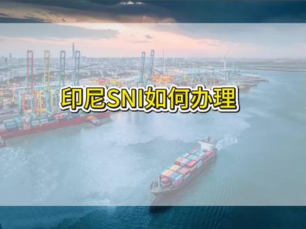 谁还不知道SNI怎么办理#国际物流知识 #SNI认证 #印尼 #办理流程 #印尼市场准入