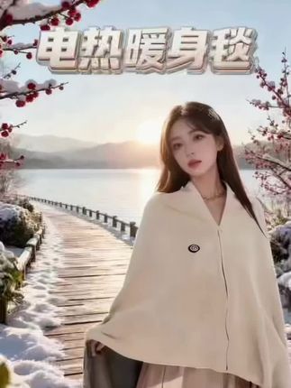 怕冷星人速冲!这款电热暖身毯太懂冬天——既是暖毯也是发热披肩,家或办公室都能用。一拉自动加热,轻便还能随身带,暖意随时裹住你! #发热披肩 #电热暖身毯#打开美好生活 #好物推荐#好物分享