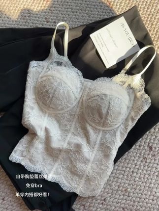 #蕾丝美背吊带 #内搭打底背心 #早秋搭配单品 #美背系列 #外穿吊带背心