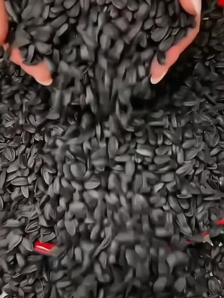 内蒙古黑珍珠小瓜子。#嗑瓜子 #追剧小零食推荐