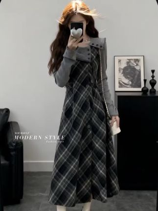 #温柔风穿搭 #遮肉显瘦遮肉减龄 #连衣裙穿搭 #小个子穿搭 #韩系穿搭