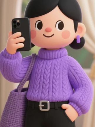 #慵懒风秋冬高领毛衣 #2025新款 #穿衣服小技巧 #显高显瘦穿搭技巧 #韩风穿搭