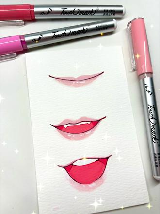 超简单的嘴巴教程 零基础也能学会 #绘画教程 #马克笔 #艺术种草指南 #泰驰马克 #泰驰马克丙烯马克笔
🖊:泰驰马克