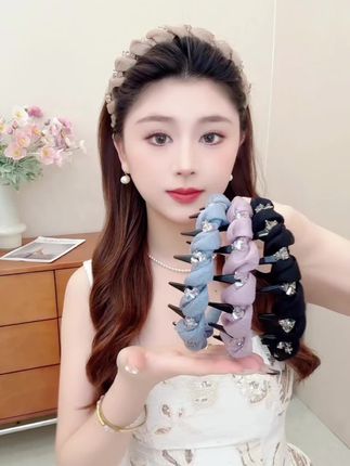 可以正反两用的紫霞仙子发箍#头饰发饰#高颅顶#美出高级感 #发饰头饰真的很加分 #手残党也能学会的发型