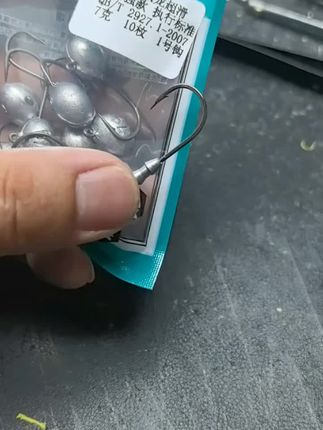 路亚微物根钓钩铅头钩慕斯达50枚装加强鲈鳜鱼翘嘴圆形钩#户外钓鱼 #爱生活爱钓鱼
