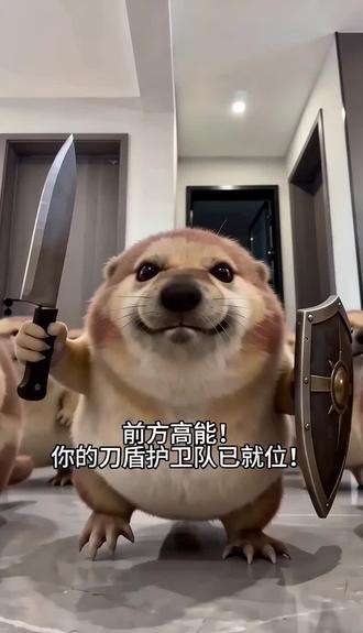 快来看 旺旺游戏推荐 创作的故事《刀盾护卫护外卖》! #ai动画#抖音小游戏#脑洞大开#汽车动画儿童视频#趣味小游戏