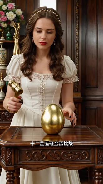 第13集:十二星座砸金蛋挑战2 看看星座们都获得了哪些奖励#解压视频 #手工打造 #ai