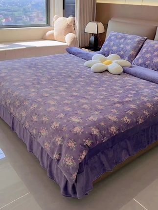 79买的牛奶绒四件套,说真的我自己都不敢信 #牛奶绒四件套#牛奶绒被套四件套 #加绒保暖 #我最爱的四件套 #家纺床上用品