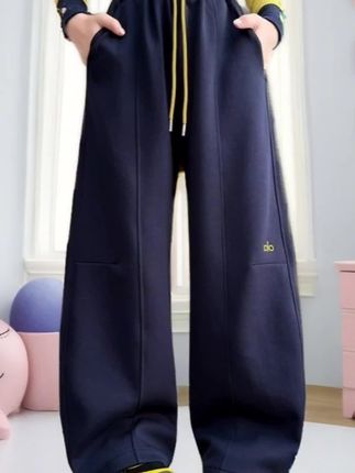 女童春秋裤子2025新款大童秋季运动休闲弯刀裤6-12岁儿童 #面料柔软舒适 #显高显瘦显腿长 #高品质童装 #百搭裤子