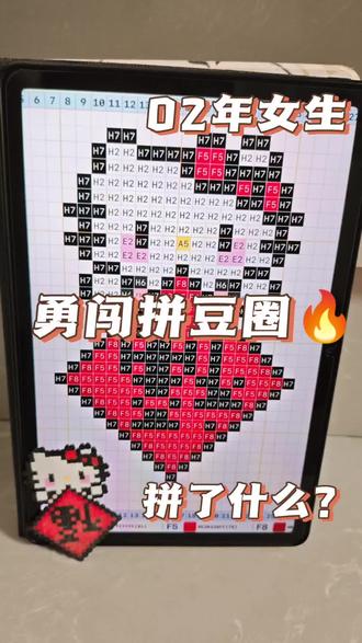 新年kitty挂件
#拼豆人有自己的春节 ##拼豆 #上热门🔥