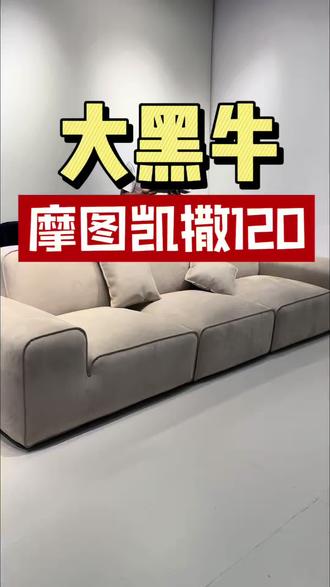大黑牛,凯撒120 很好看,很舒服#意式极简沙发搭配推荐