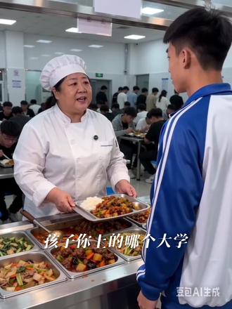 此视频仅供娱乐
#豆包 #ai #食堂阿姨打饭 #创作者中心 #创作灵感