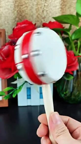 宝贝三个月了以后就可以给他买这个拨浪鼓和哗啦棒双面羊皮,声音清脆!锻炼宝贝追视追听!#拨浪鼓 #哗啦棒 #传统玩具 #好物推荐🔥