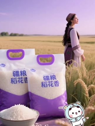【疆粮 稻花香】年货疆粮5kg当季新米稻花香米新疆大米察布查尔县#大米 #稻花香米 #新疆大米 @DOU+小助手 @DOU+好生意 @DOU+上热门