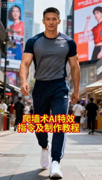 爬墙术AI特效制作指令及入口教程#即梦AI#AI爬墙术#爬墙术指令#爬墙术#爬墙术特效 爬墙术特效制作教程 爬墙术制作指令 AI爬楼