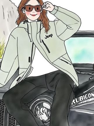 JEEP SPIRIT黄色冲锋衣女款2025新款春秋季防风三合一超好看外套#户外穿搭 #冲锋衣 #外套女春秋