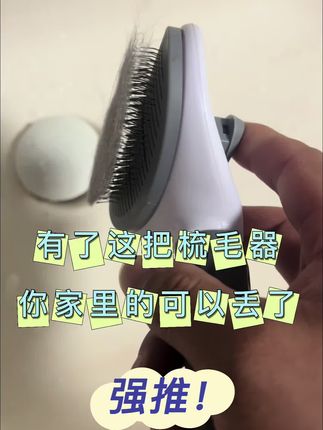 超好用的梳毛神器,圆头设计不会伤害到猫咪。#创作灵感 #刷毛器 #猫咪工具 #梳毛神器 #梳毛