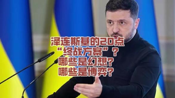 泽连斯基的20点“终战方案”?哪些是幻想,哪些是博弈#硬核深度计划 #俄乌冲突