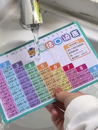 #九九乘法口诀表 是一升二孩子需要提前背诵的重点,准备这套口诀卡,再搭配每日30题,打牢口算基础#乘法口诀 #小学数学 #二年级数学