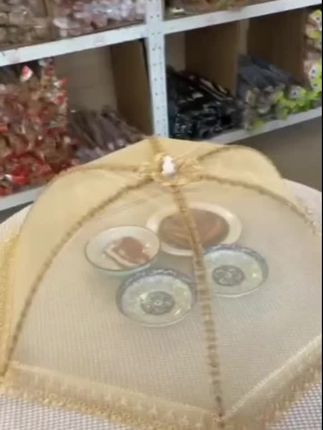 夏天到了,苍蝇蚊虫多,吃不完的饭菜容易招惹小飞虫,我就买了这个折叠菜罩,头顶轻轻一拉就能收合,材质是加密的网布,再小的虫子也爬不进来,不用的时候折叠收纳起来还不占地方。#好物品推荐 #菜罩 #菜罩推荐 #菜罩子 #好物推荐🔥