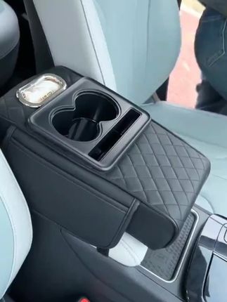 高级感汽车内饰中央扶手箱,水杯架四合一车载汽车多功能扶手箱,增高扶手垫纸巾盒,#收纳整齐又美观!#扶手箱增高垫#好物推荐🔥