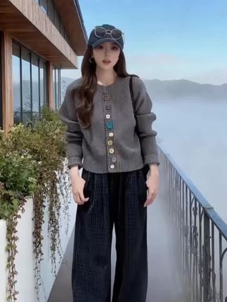 #流量与转化 #热点推广 #针织上衣#变瘦变美变好看 #气质这一块拿捏死死的